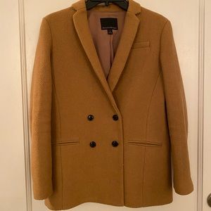 Banana Republic Tan Wool Jacker/Blazer; 4 Petit